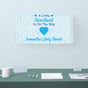 Little Sweetheart Baby Shower Banner