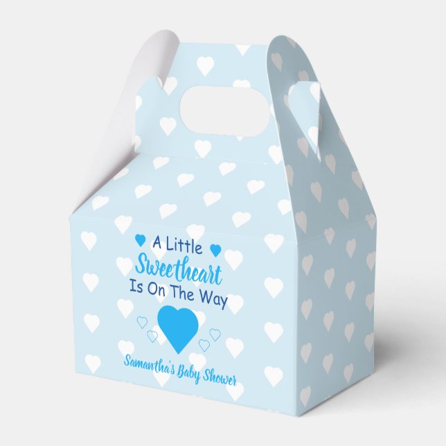Little Sweetheart Baby Shower Favour Box (Front Side)