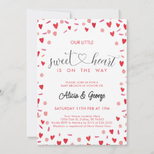 Little Sweetheart Baby Shower Invitation