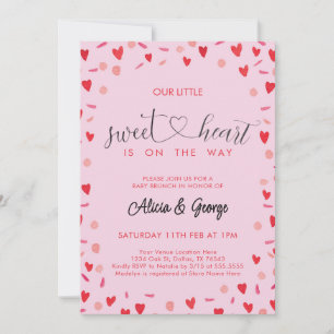 Little Sweetheart Baby Shower Invitation