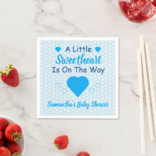 Little Sweetheart Baby Shower Napkin