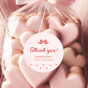 Little Sweetheart Baby Shower Stickers