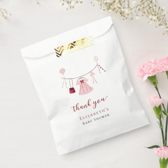 Little Sweetheart Baby Shower Valentine Custom Favour Bags (Sealed)