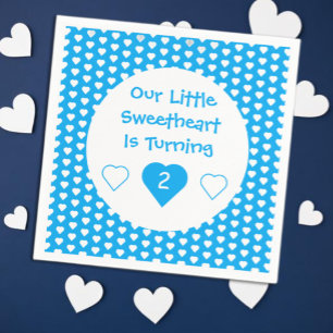 Little Sweetheart Birthday Napkin