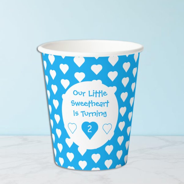 Little Sweetheart Birthday Paper Cups (Creator Uploaded)