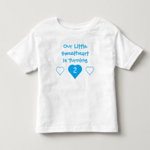 Little Sweetheart Birthday Toddler T-Shirt