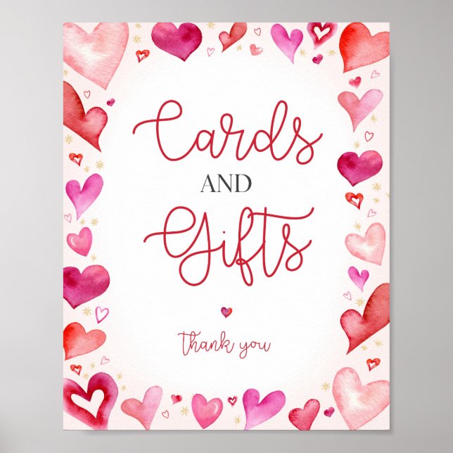 Little Sweetheart Cards and Gifts Sign (Front)