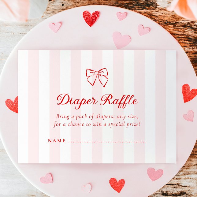 Little Sweetheart Diaper Raffle Card (Creator Uploaded)