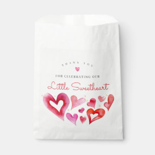 Little Sweetheart February Baby Shower Favour Bags