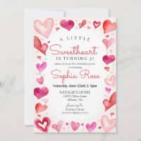 Little Sweetheart February Birthday Party for Girl