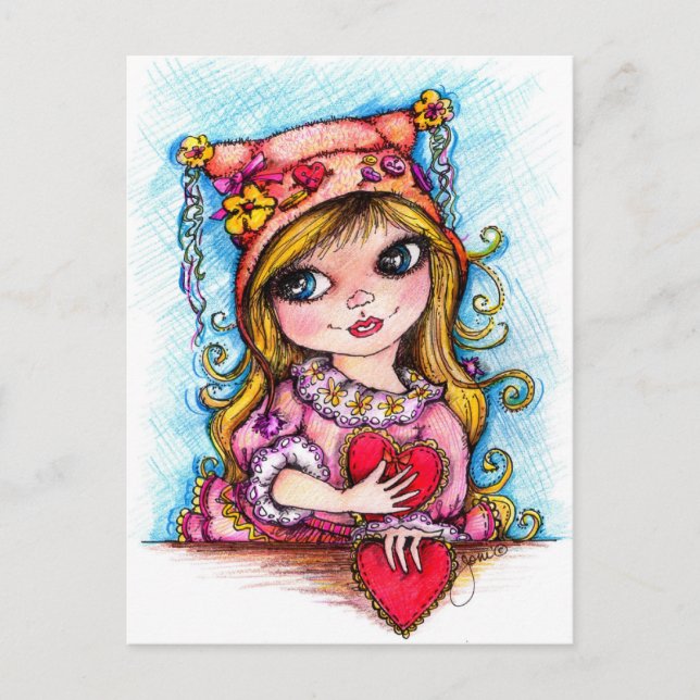 Little Sweetheart Postcard (Front)