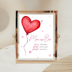 Little Sweetheart Red Valentine Mum Osa Bar Poster