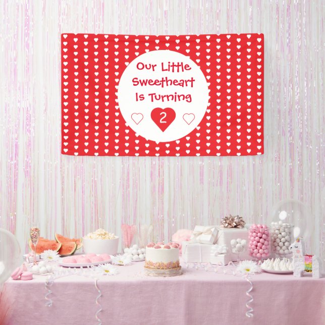 Little Sweetheart Toddler Birthday Banner (Party)
