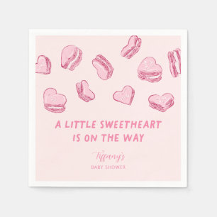 Little Sweetheart Valentine Baby Shower Napkins