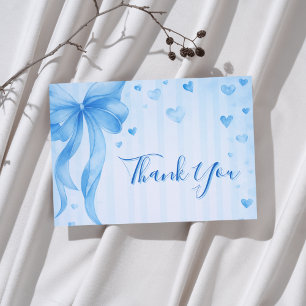 Little Sweetheart Valentines Baby Shower Thank You Card