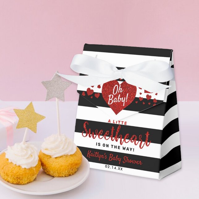 Little Sweetheart Valentine's Day Baby Shower Favour Box (Creator Uploaded)