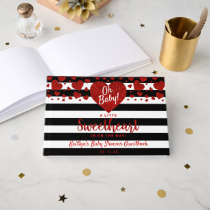 Little Sweetheart Valentine's Day Baby Shower Guest Book