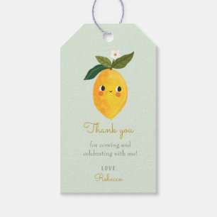 Little Sweetie Lemon  Thank you Gift Tags