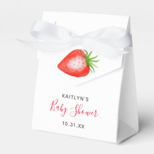 Little Sweetie Strawberry Baby Shower Favour Box
