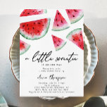 Little Sweetie Watermelon Baby Shower Invitation<br><div class="desc">Little Sweetie Watermelon Baby Shower Invitation.
Ready to be personalised by you!</div>