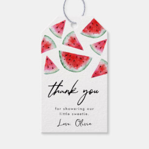 Little Sweetie Watermelon Shower Favour Tags