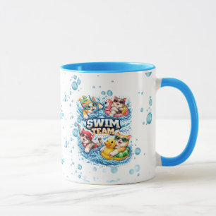 Little Swimmer Champion Personize Design Mug