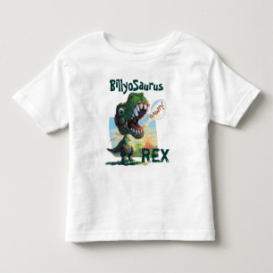 Little T Rex Painted Toddler T-Shirt