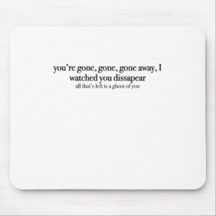 Little Talks Of Monsters And Men Lyrics Quote Stic Mouse Mat