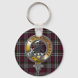 Little Tartan & Badge Key Ring