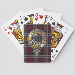 Little Tartan & Badge Playing Cards