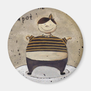 little tea pot magnet