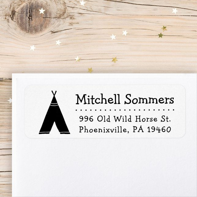 Little Teepee Kids Return Address Labels (Creator Uploaded)