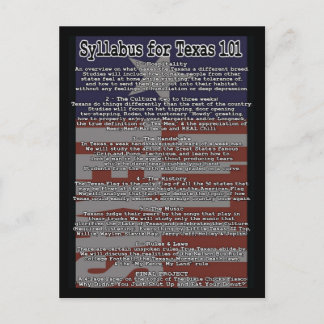 Little Texas 1.01 Postcard