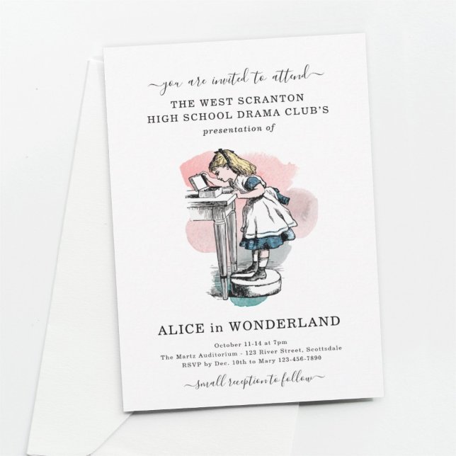 Little Theatre Community College High School Play Invitation (Creator Uploaded)