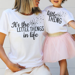 Little Thing Dandelion Hearts Mum Child Outfit T-Shirt