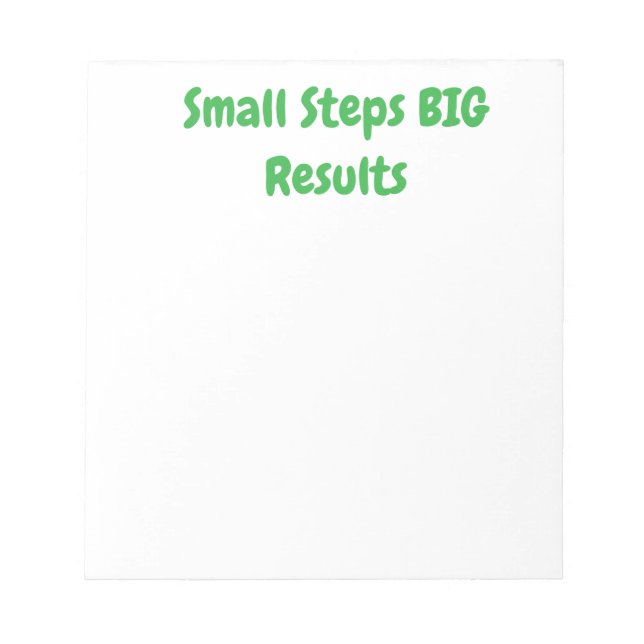 Little Things Can Become Big Enterprizes Notepad (Front)