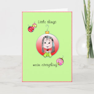 Little Things Christmas card - 3rd option