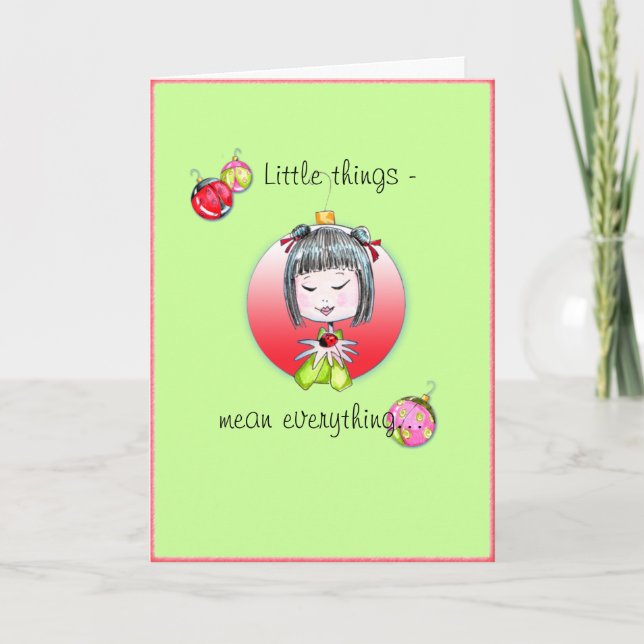 Little Things Christmas card Version 1 (Front)