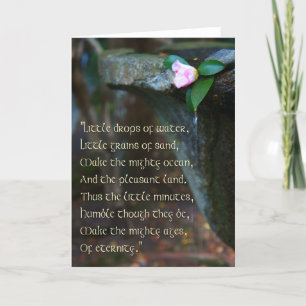 "Little Things" Poem Greeting Card