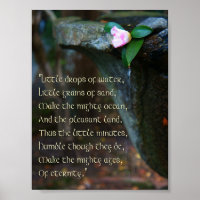 "Little Things" Poem Poster