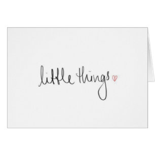 "LITTLE THINGS REMIND ME OF YOU* ALL OCCASION CARD