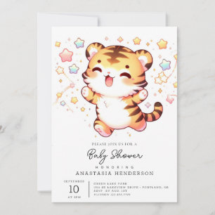 Little Tiger Baby Shower Invitation