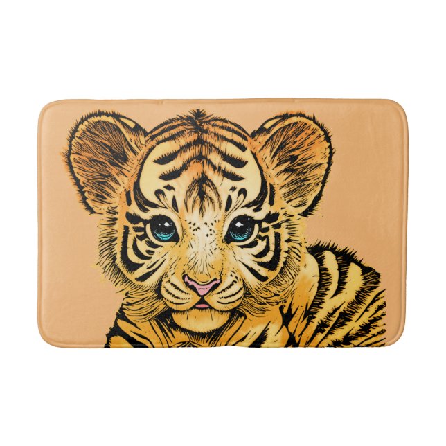 LITTLE TIGER BATH MAT (Front)