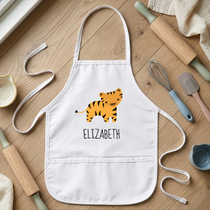 Little Tiger Cute Personalised Kids Apron