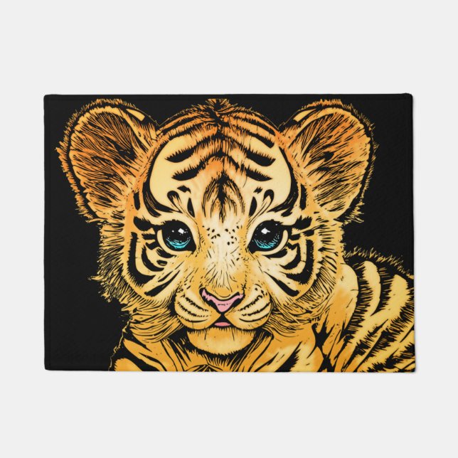 LITTLE TIGER  DOORMAT (Front)