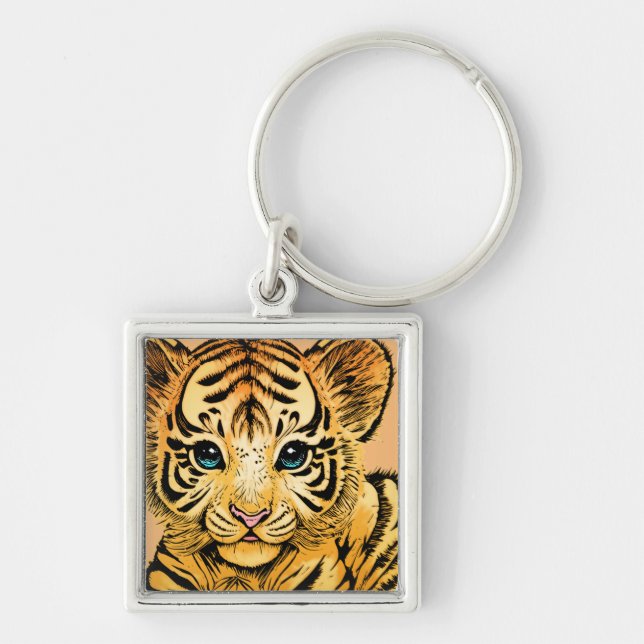 LITTLE TIGER  KEY RING (Front)