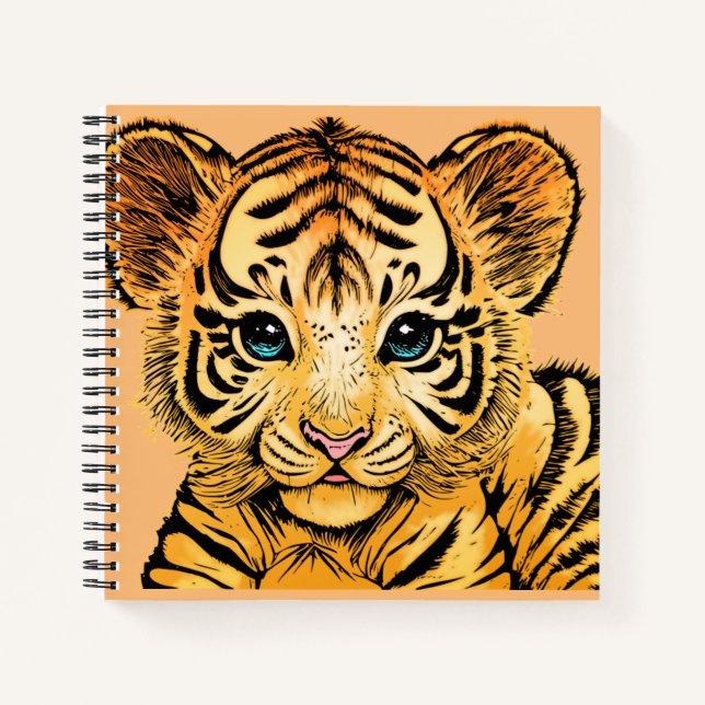LITTLE TIGER  NOTEBOOK (Front)