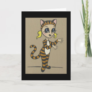 little tigger card with border