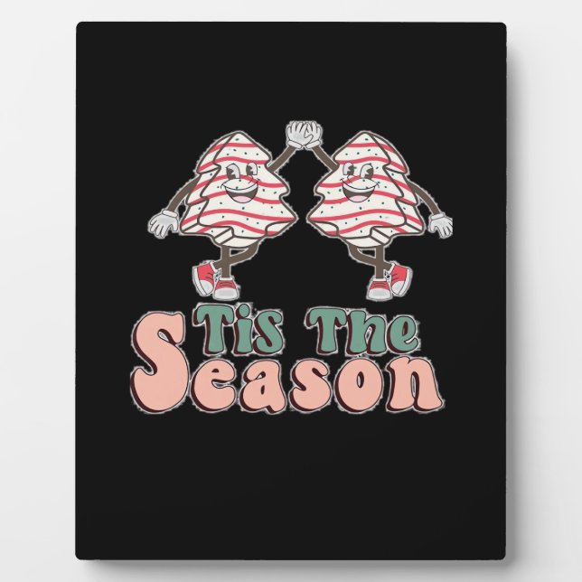 Little Tis The Season Christmas Tree Jen Plaque (Front)