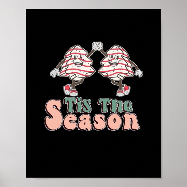 Little Tis The Season Christmas Tree Jen Poster (Front)